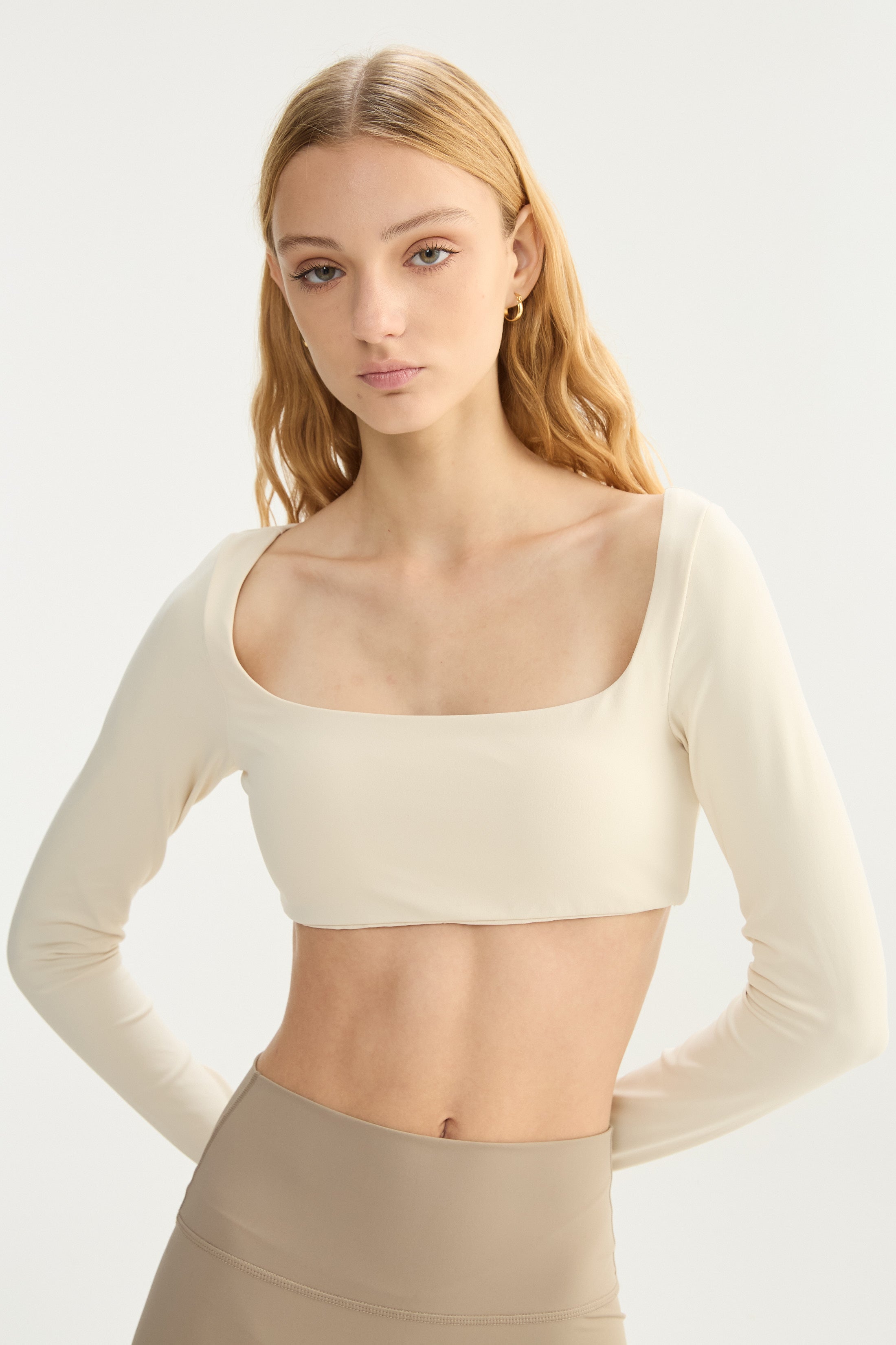 Top Manga Larga Foam - PureSkin® - Off White