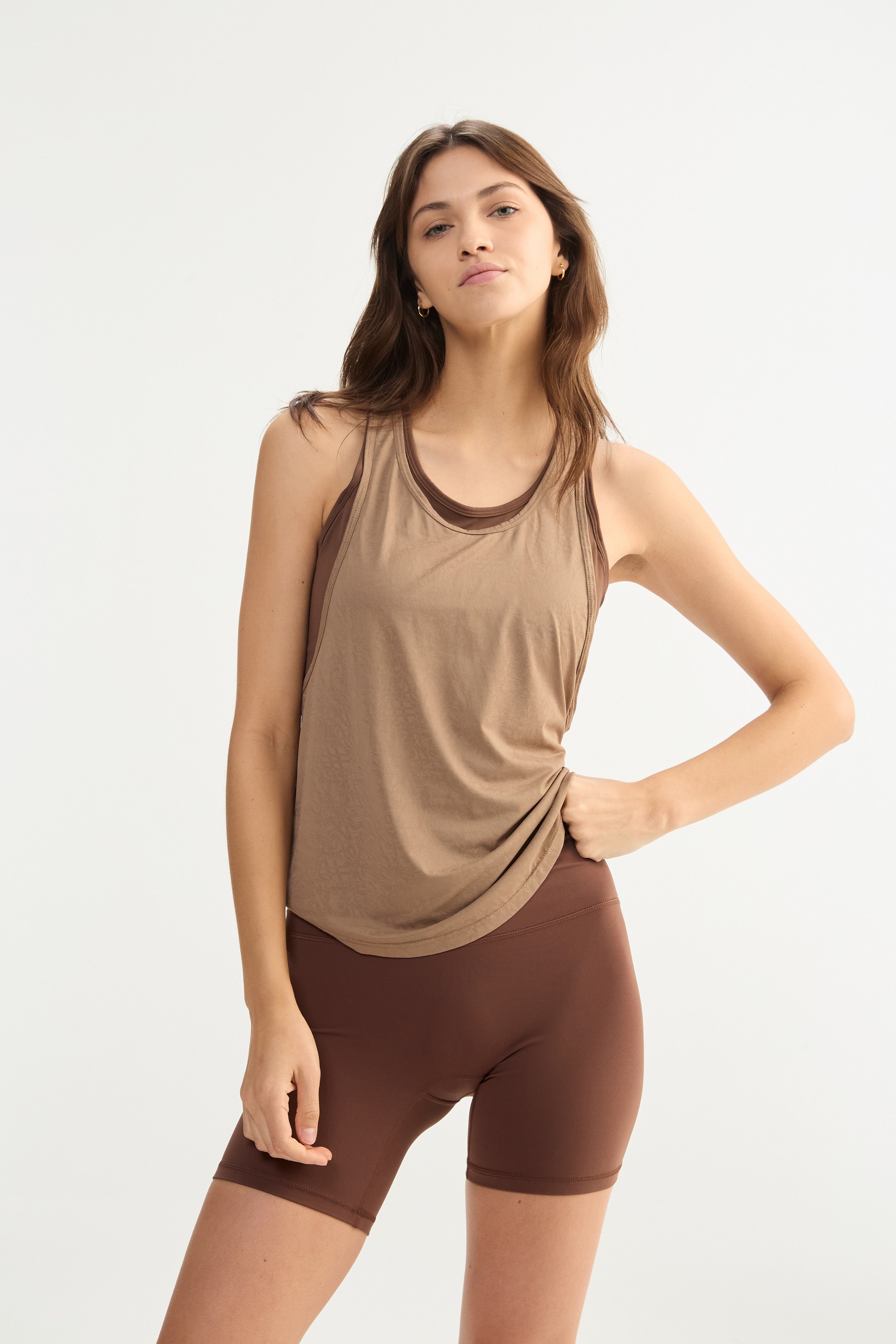 Remera Sin Mangas OV - PureSkin® - Visón