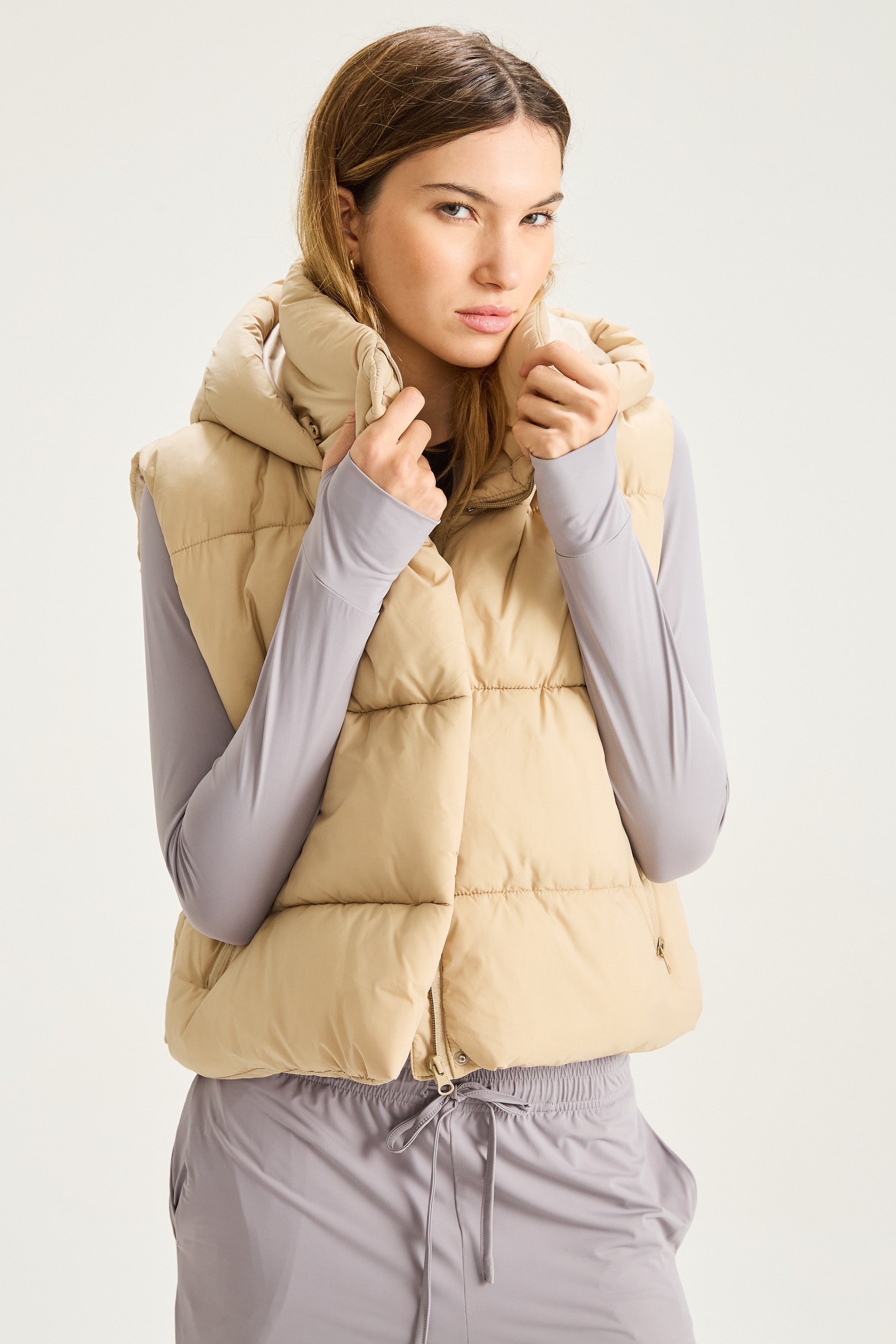 Chaleco Frame - Camel