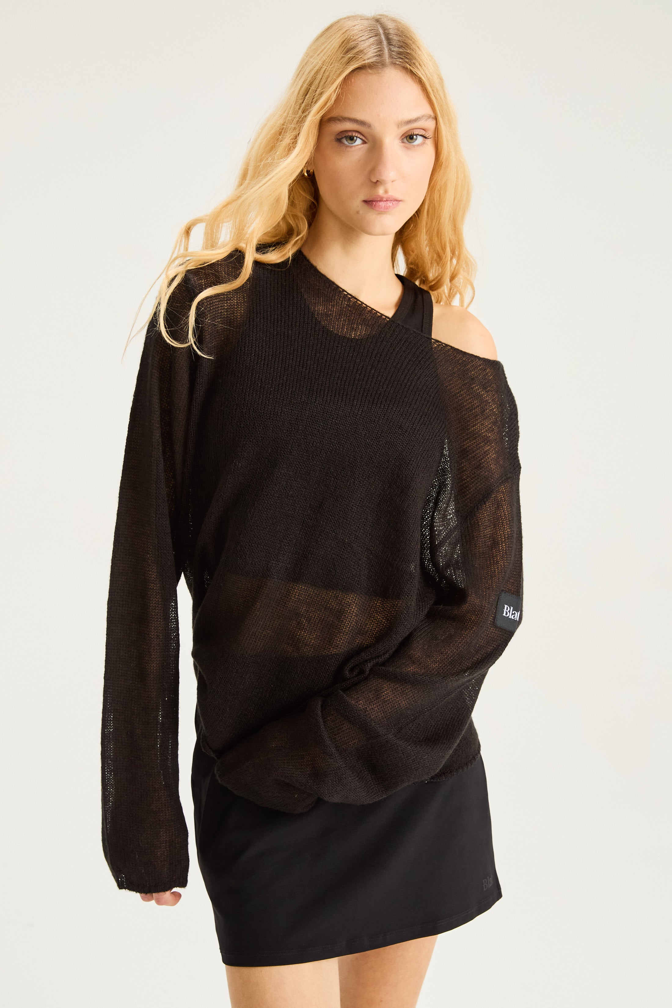 Musculosa Crop Boost - Negro