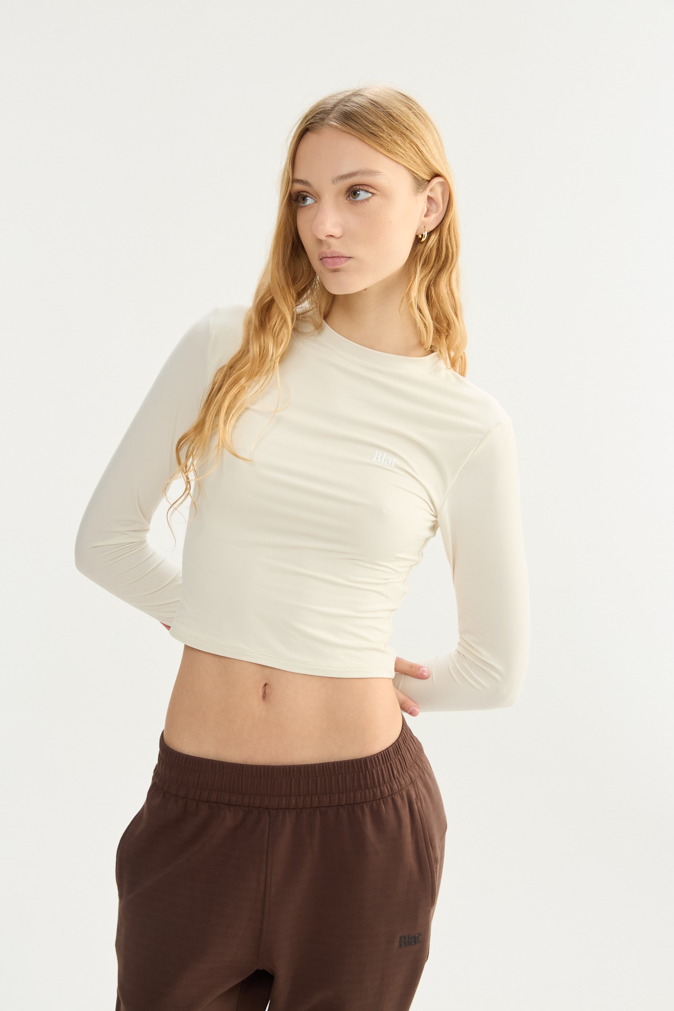 Top Manga Larga Tide - PureSkin® - Off White