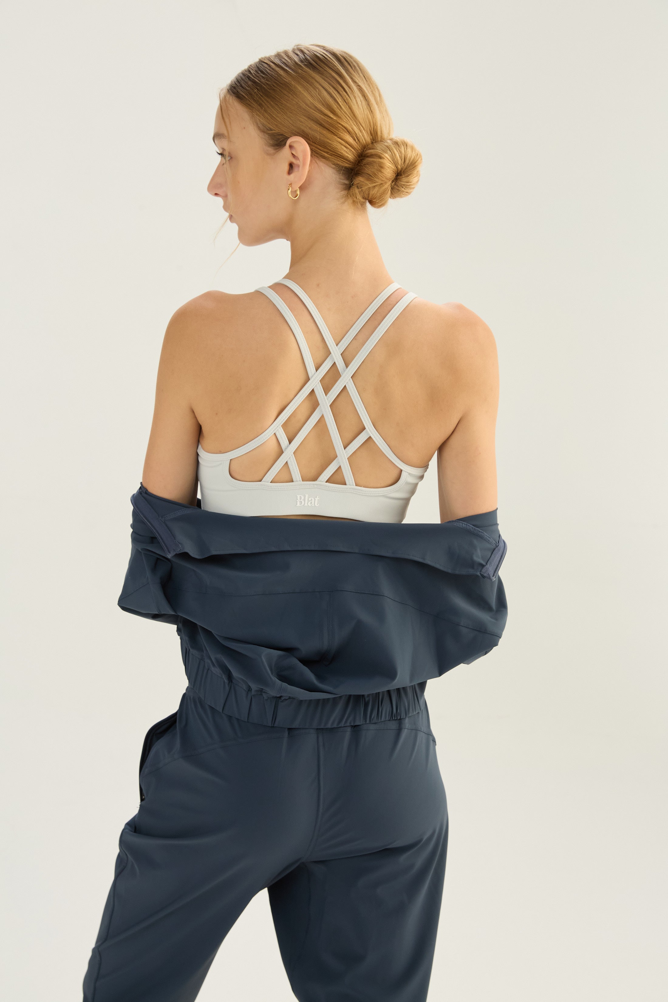 Campera Corta Smooth - TechKnit® - Azul Petroleo