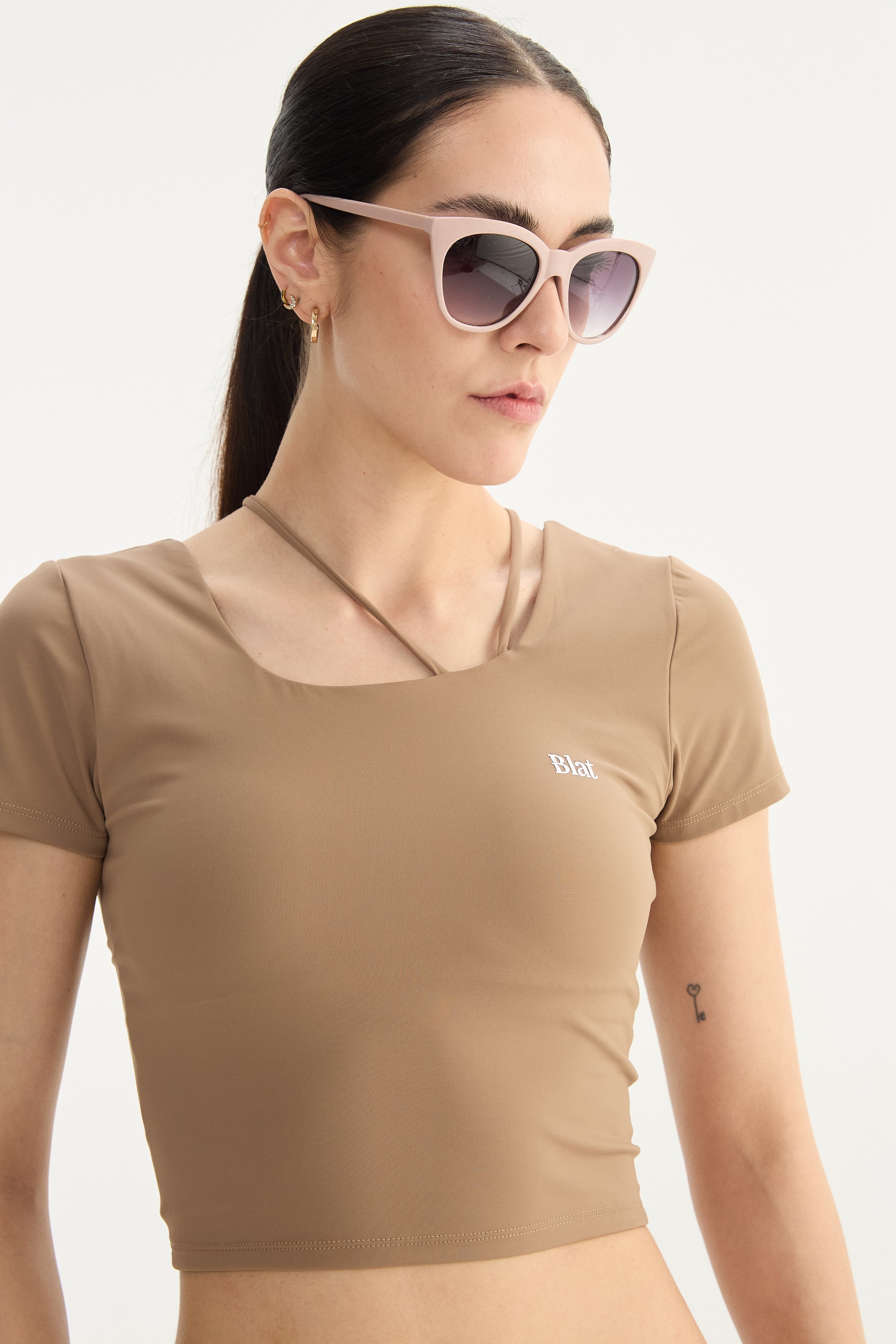 Top Manga Corta Vortex - PureSkin® - Visón
