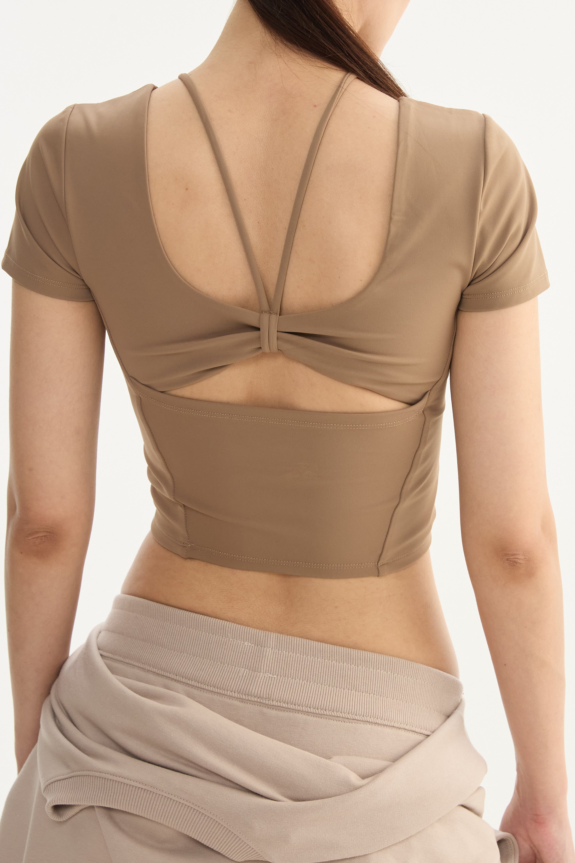 Top Manga Corta Vortex - PureSkin® - Visón