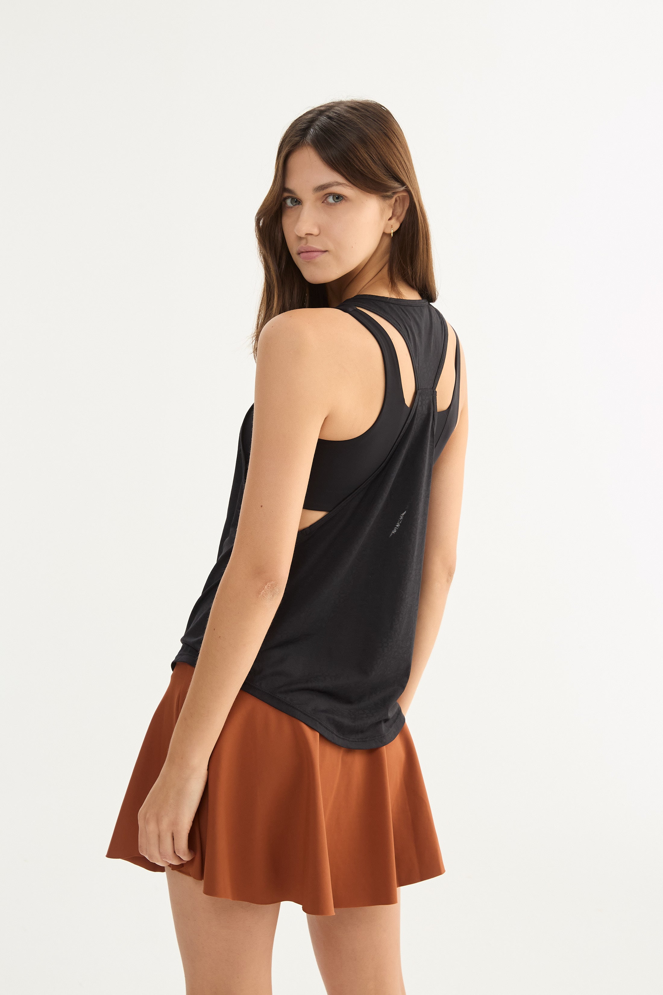 Remera Sin Mangas OV - PureSkin® - Negro