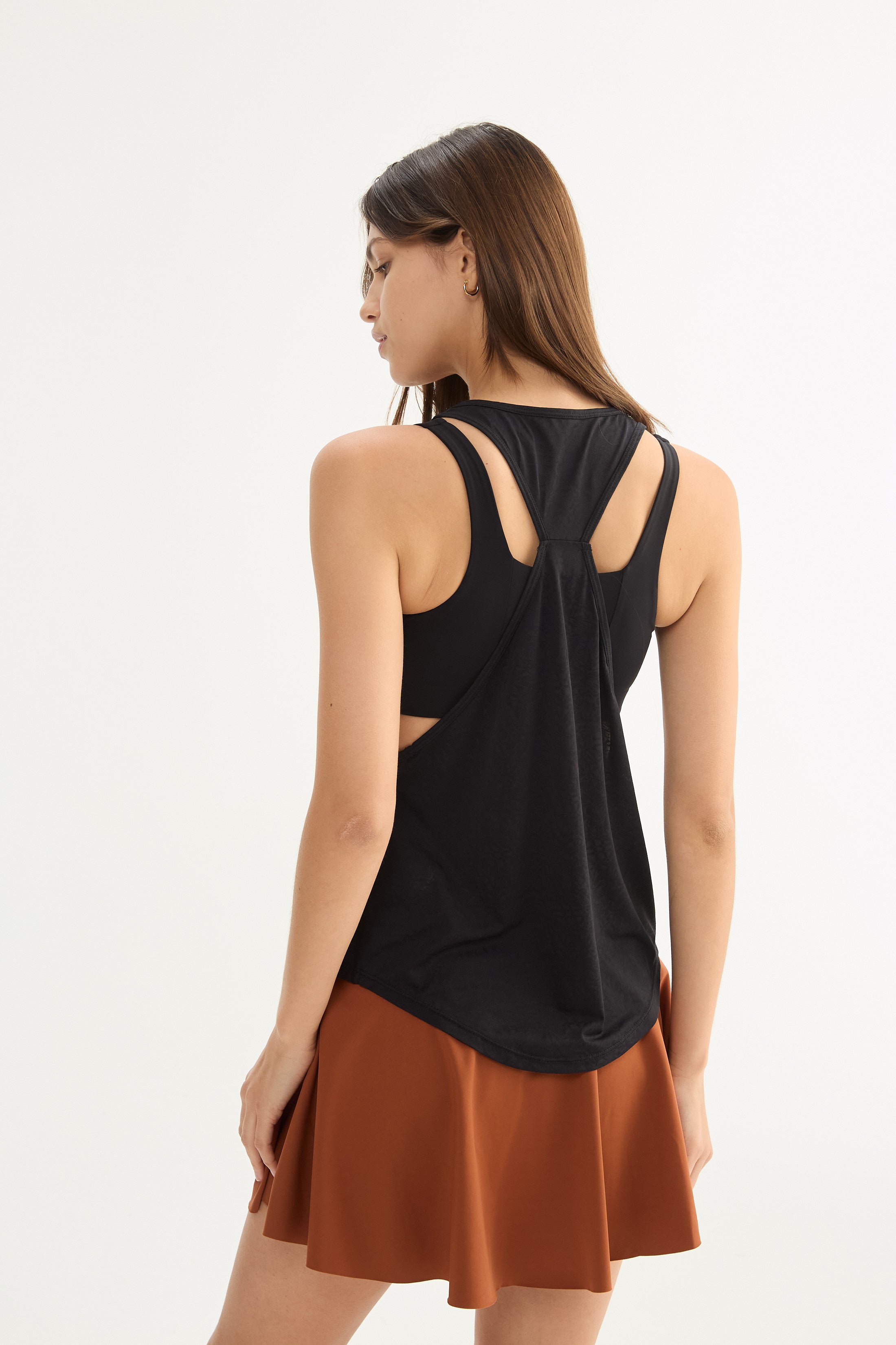 Remera Sin Mangas OV - PureSkin® - Negro