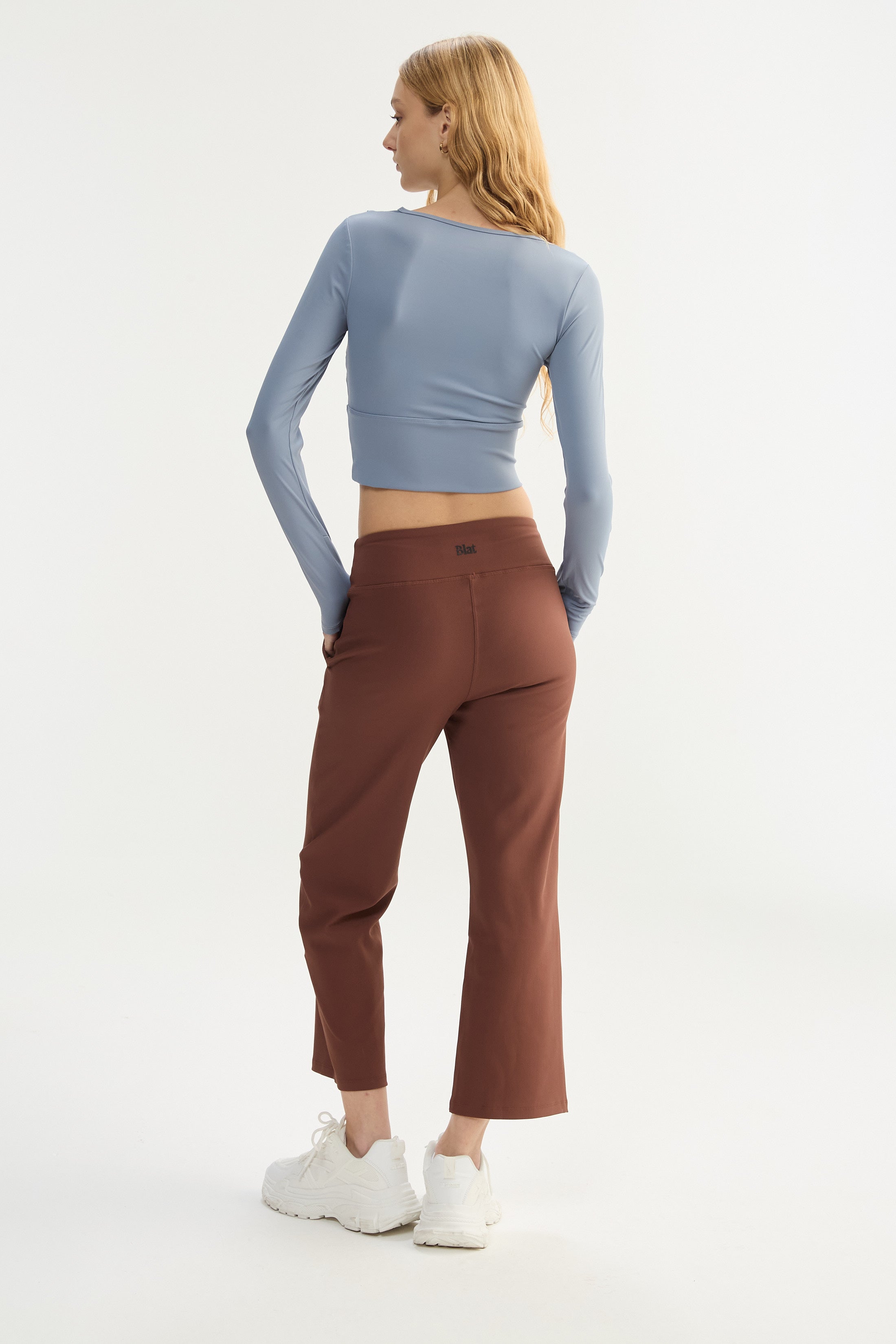 Pantalón Sway - SleekRib® - Chocolate