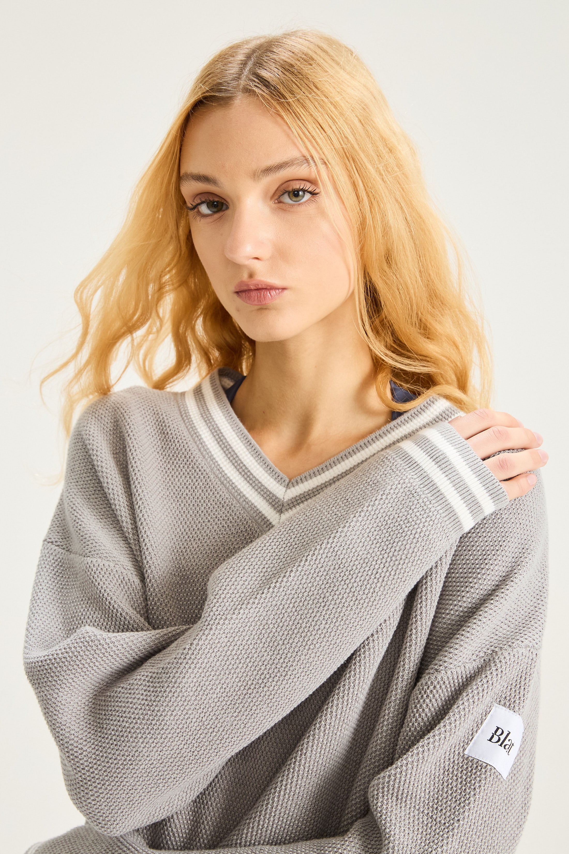 Sweater Poise - Gris Plata