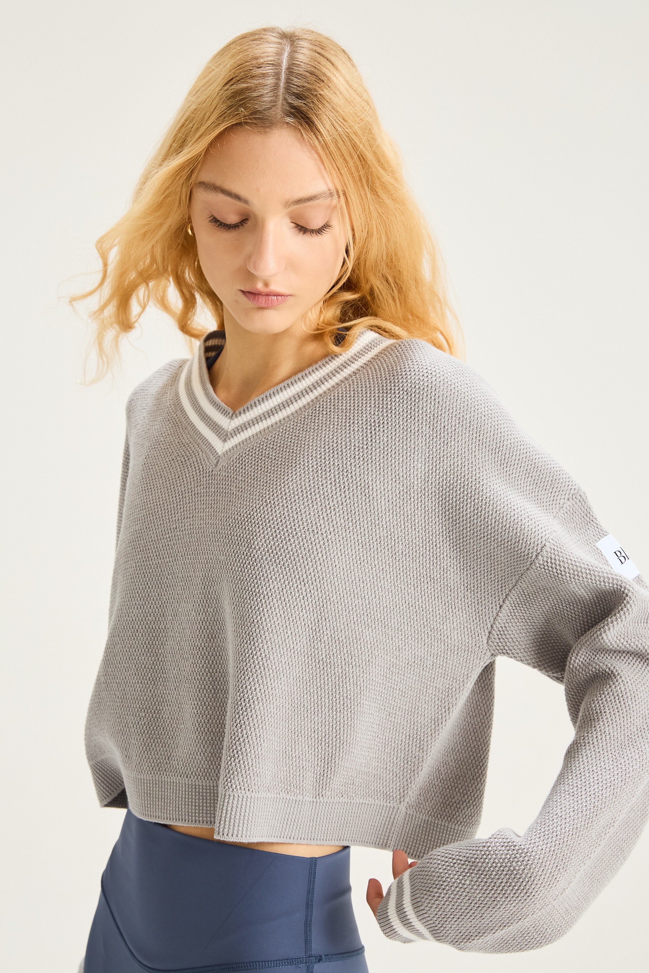 Sweater Poise - Gris Plata